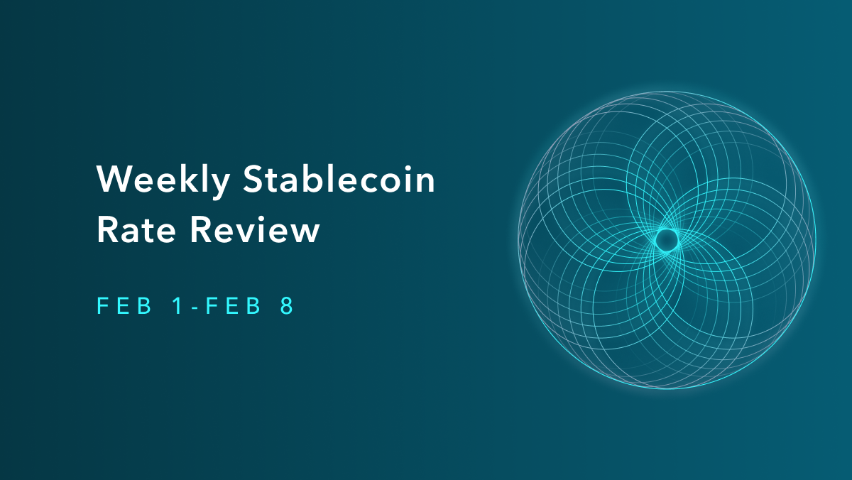 Weekly Stablecoin Rate Overview